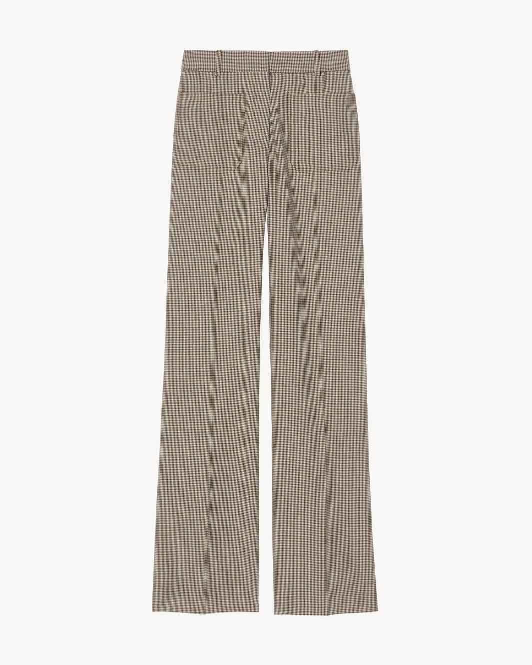 CHRISTOPHE PANT IN BROWN HOUNDSTOOTH