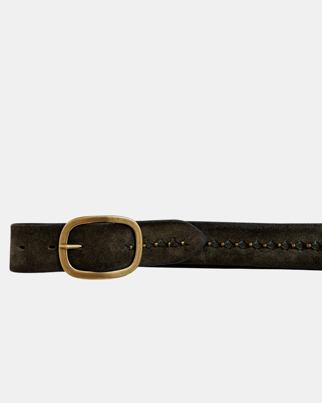 DOTTIE STITCH BELT IN GREEN