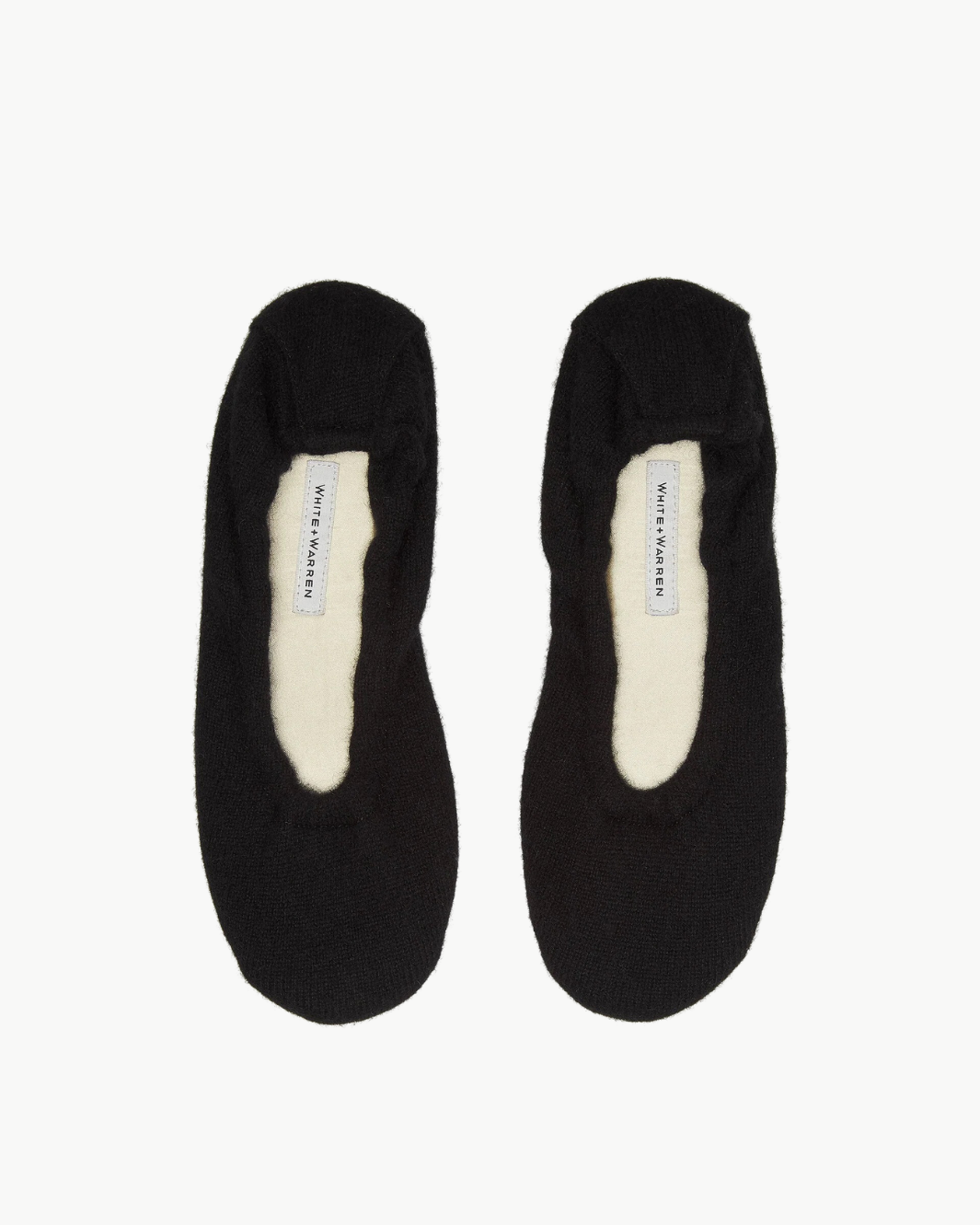 CASHMERE BALLET SLIPPER IN BLACK