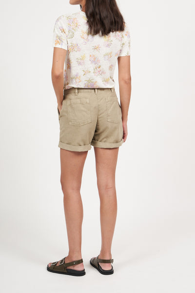 SAMI WOVEN SHORT IN STRAW - Romi Boutique