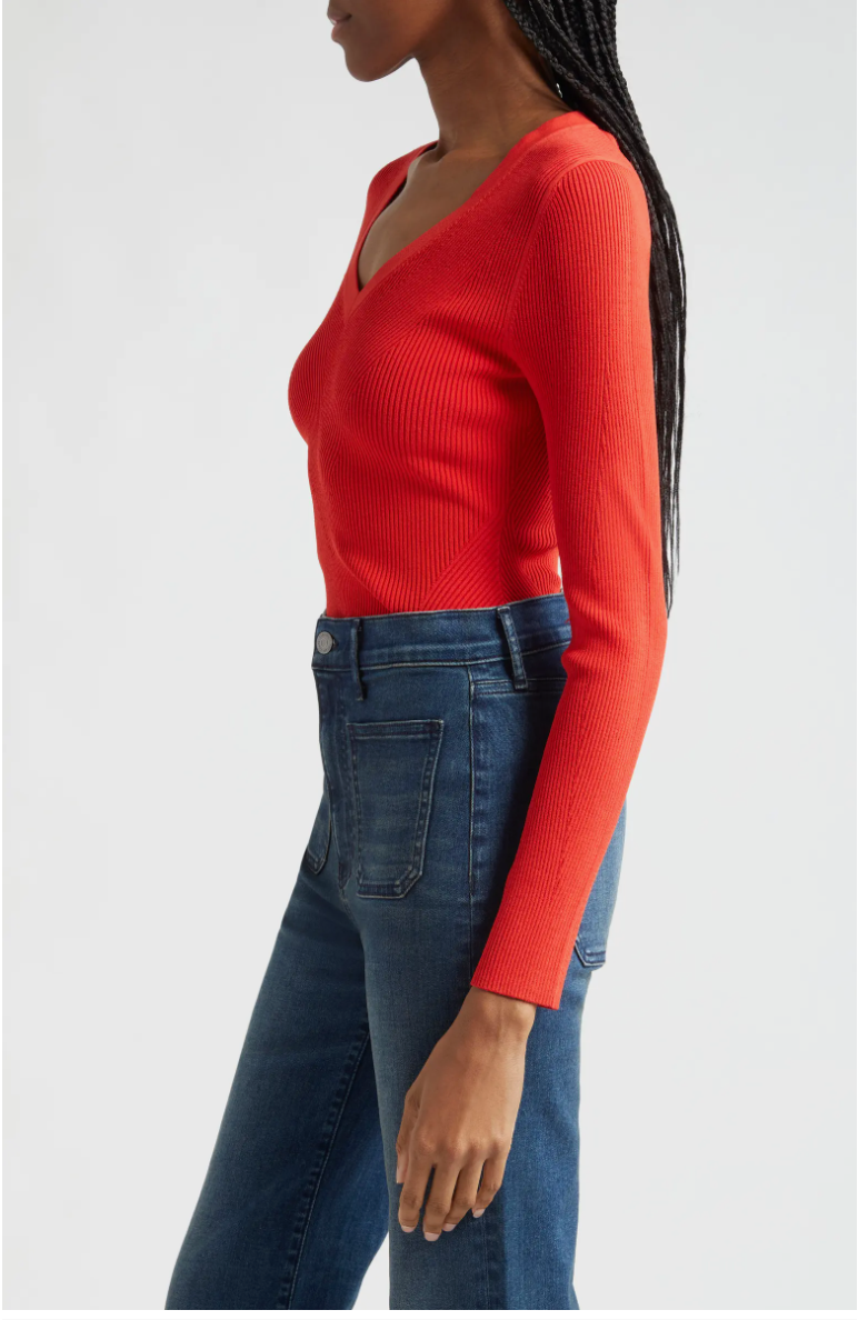 CALLIE SWEATER IN POPPY