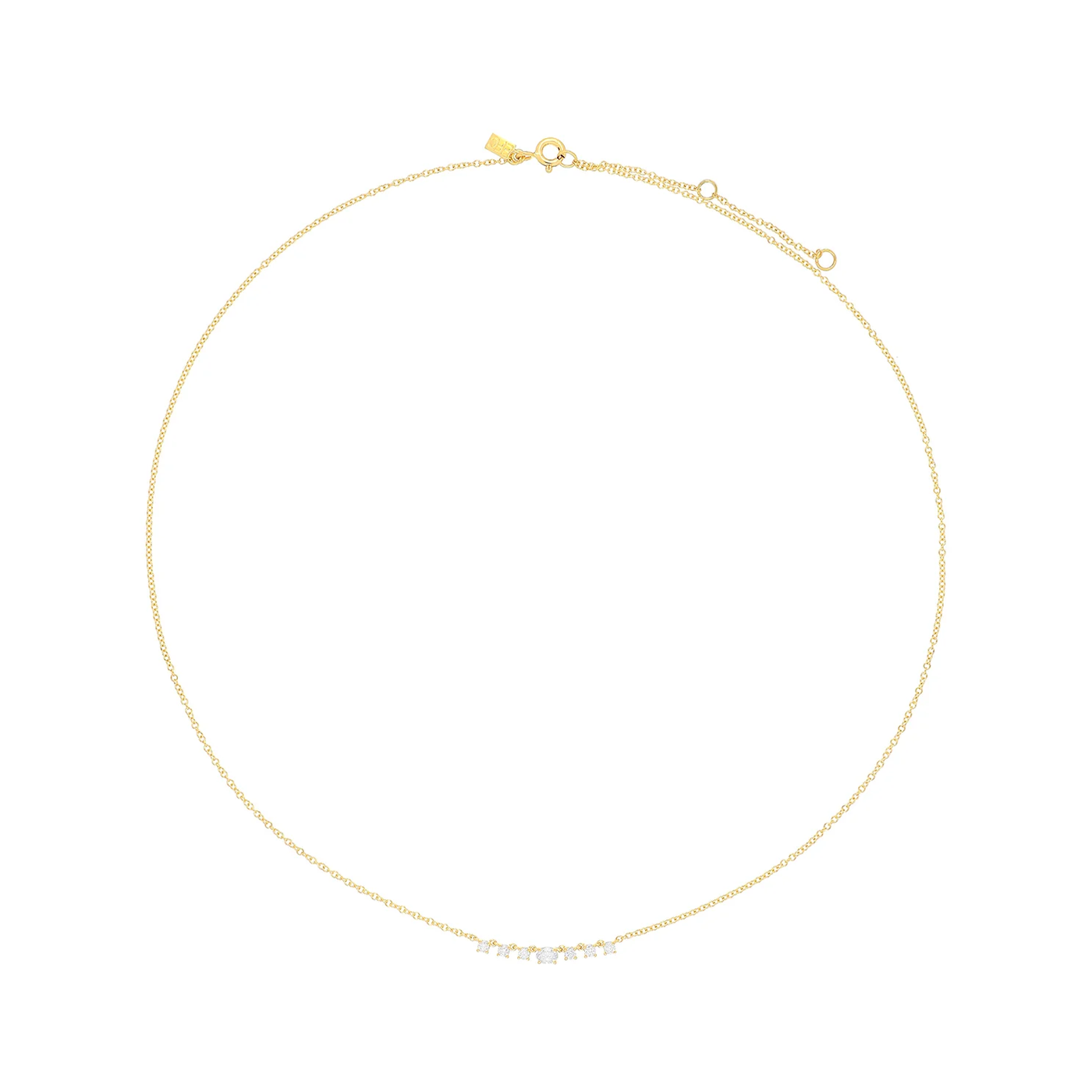 DIAMOND CARRIE NECKLACE IN GOLD