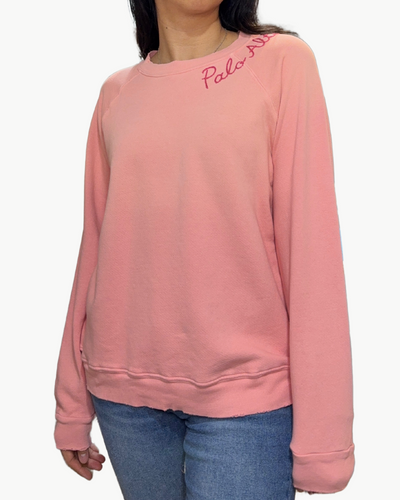 PALO ALTO CREW SWEATSHIRT IN POWDER PINK