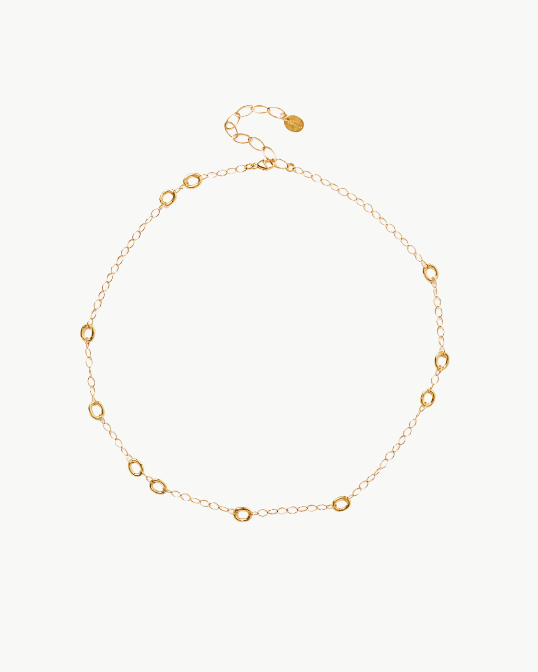 LENI CHAIN LINK NECKLACE IN GOLD