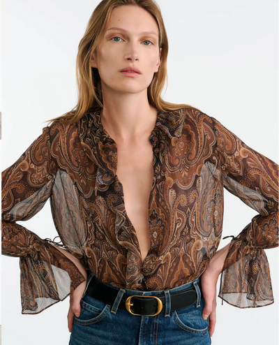 CECILY SHIRT IN MEDALLION PAISLEY