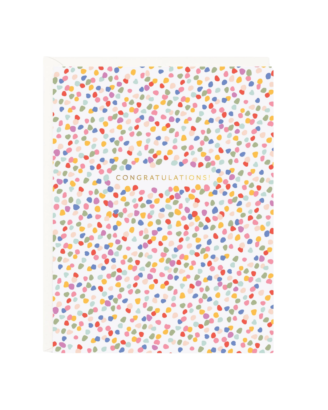 CONGRATS DOTS GREETING CARD