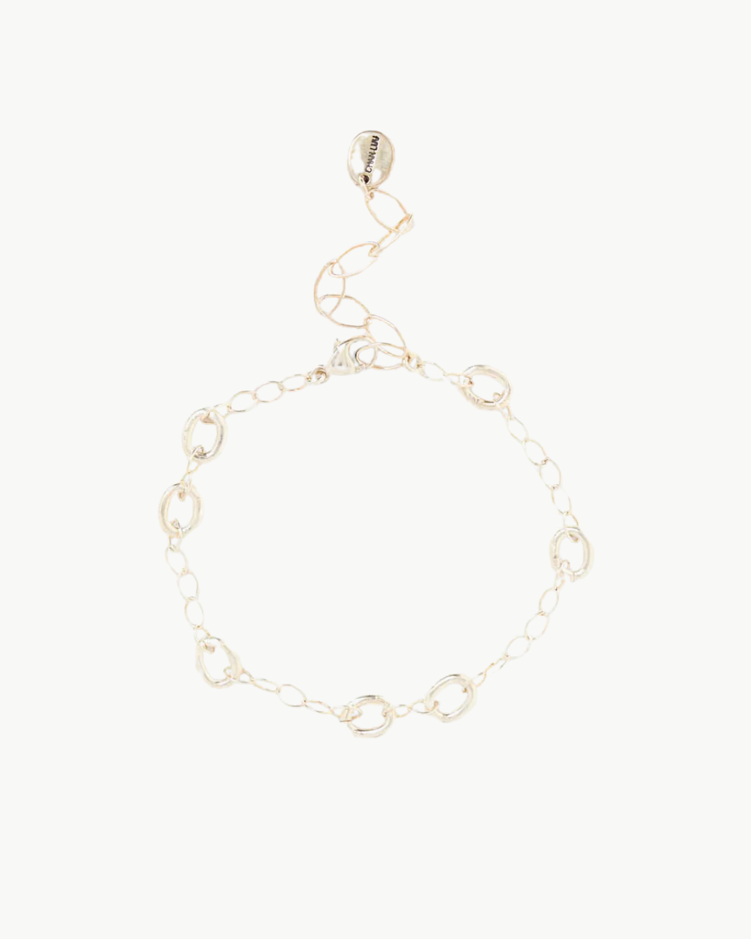 LENI CHAIN LINK BRACELET IN SILVER