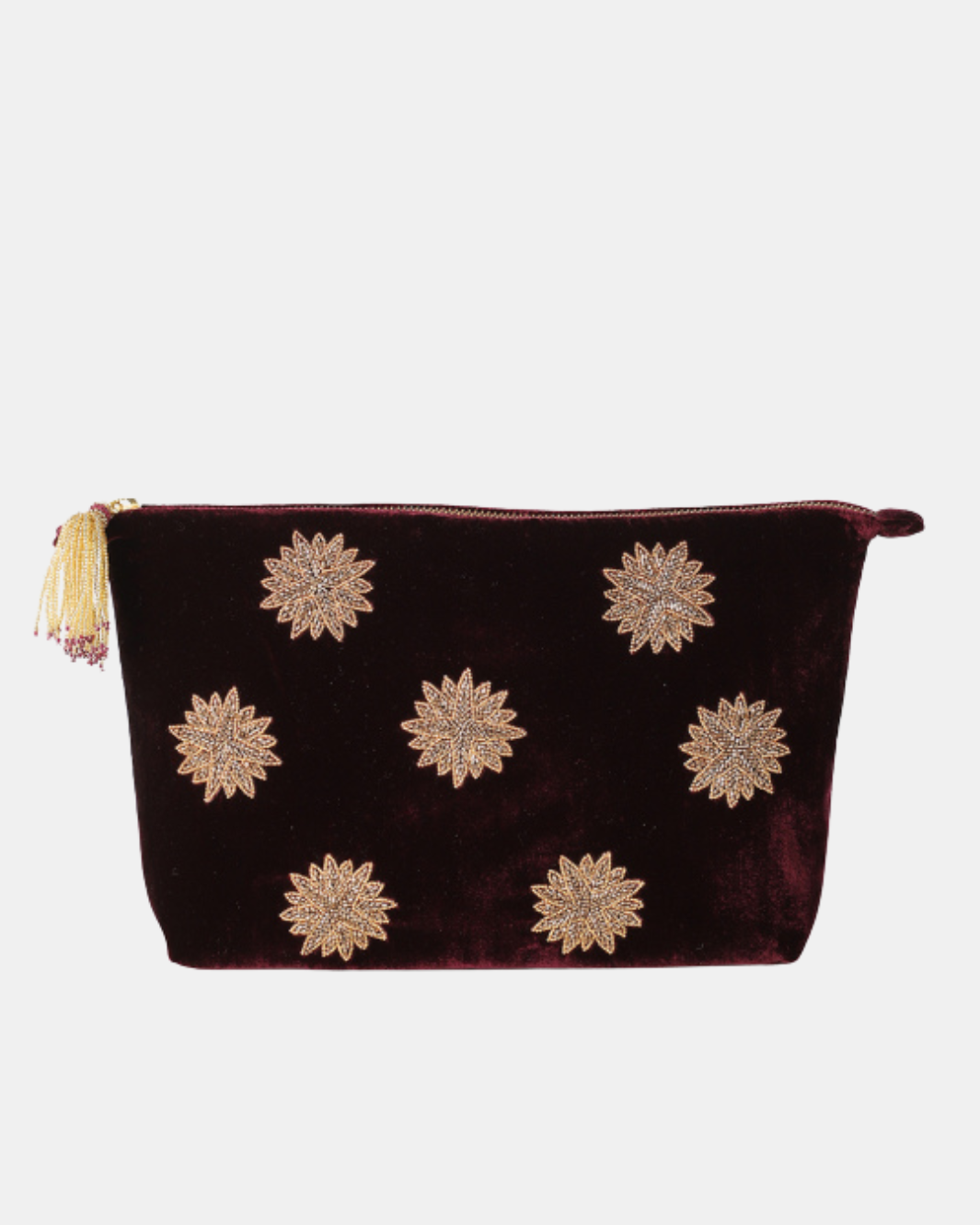 STAR MAKE UP BAG LARGE IN PLUM