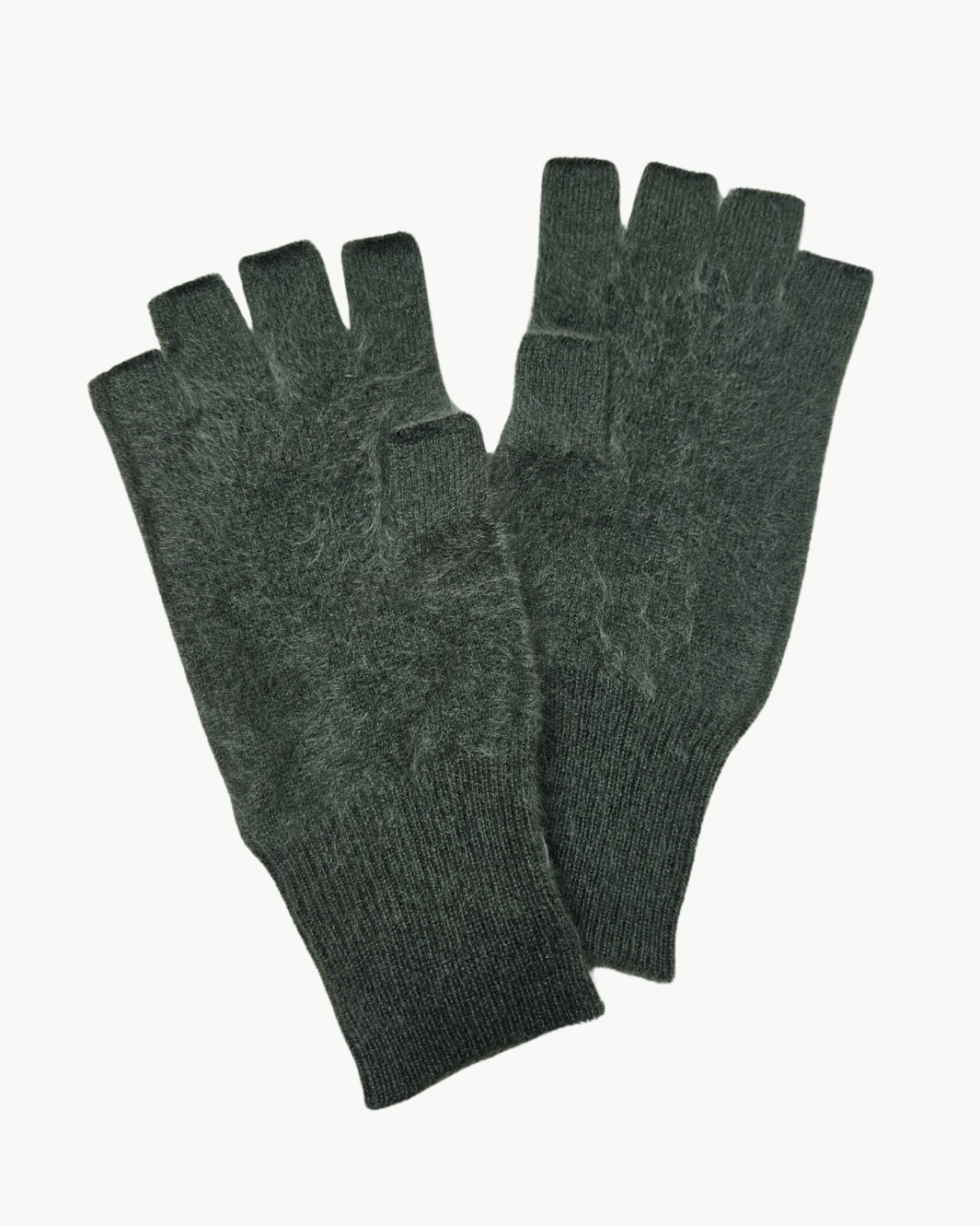 BRUSHED FINGERLESS GLOVES IN JUNGLE