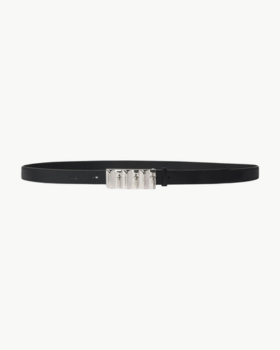 SCULPTURAL BELT IN BLACK