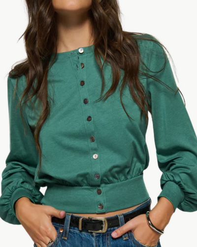 OLIVE BLOUSE IN SPRUCE