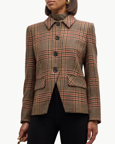 AIRE DICKEY JACKET IN CAMEL/BLACK