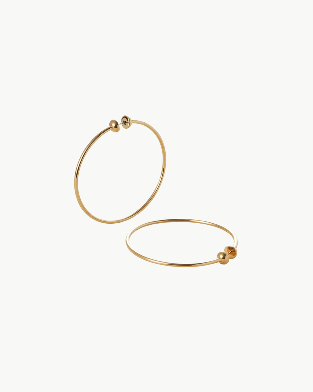 ICON HOOPS MEDIUM IN HIGH POLISH GOLD