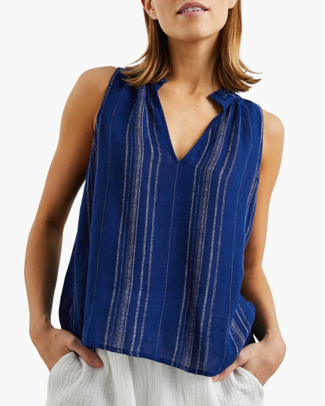 CHRISTY TOP IN NOJA STRIPE