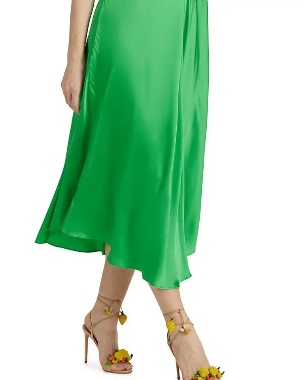 LORRAINE TRAPEZE DRESS IN FERN