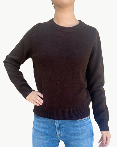 NORA SWEATER IN ESPRESSO