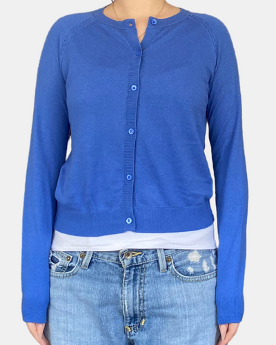 MOLENE KNIT PULLOVER IN BLUE