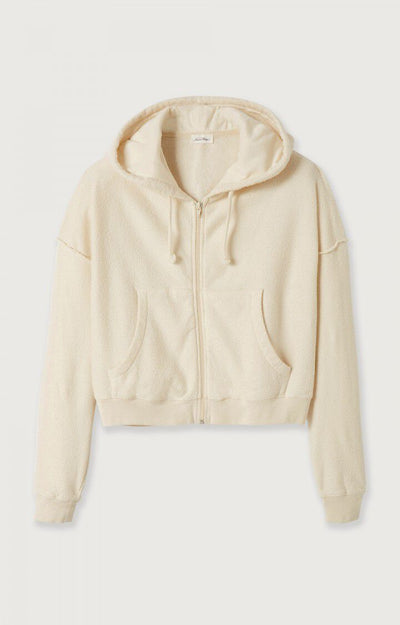 WOMEN'S HOODIE BOBYPARK IN ECRU