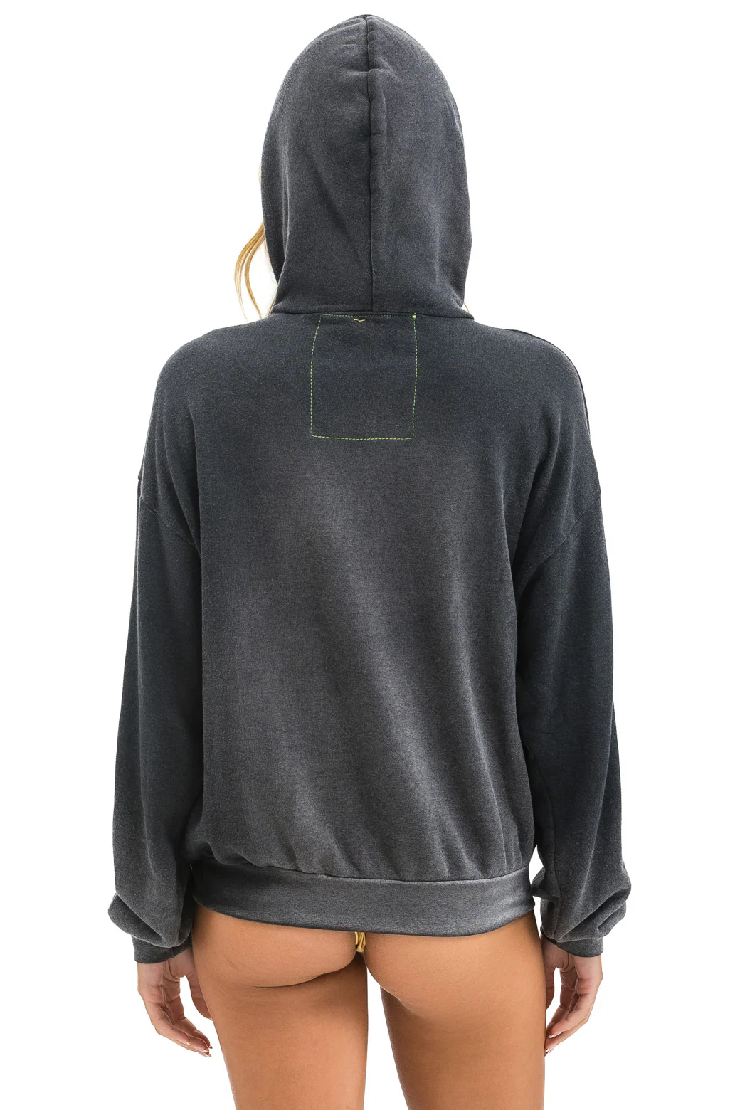 VINTAGE LOGO PULLOVER HOODIE IN FADED SMOKE