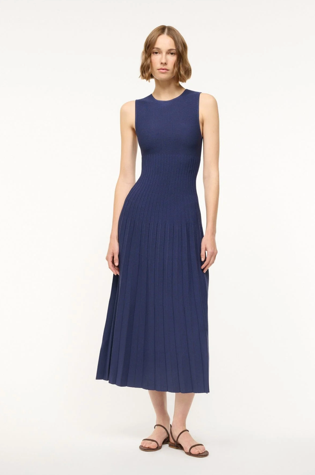 ELYSE DRESS IN NAVY