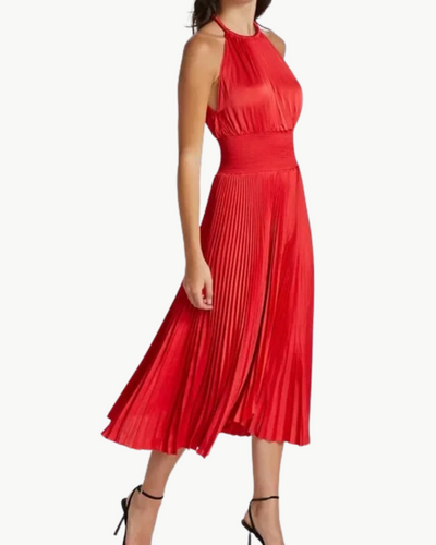 RENZO II DRESS IN REALLY RED