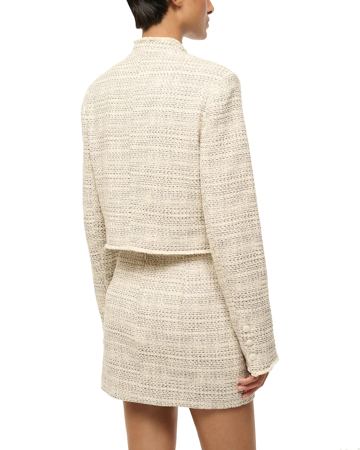 COSTERO JACKET IN IVORY MULTI