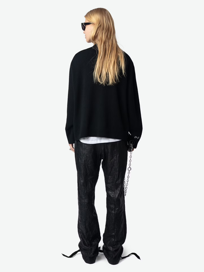 MIKY CASHMERE SWEATER IN BLACK