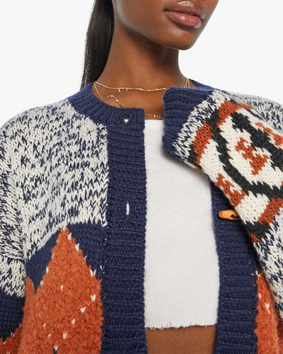 THE LONG DROP CARDIGAN IN ONE TILE AT A TIME