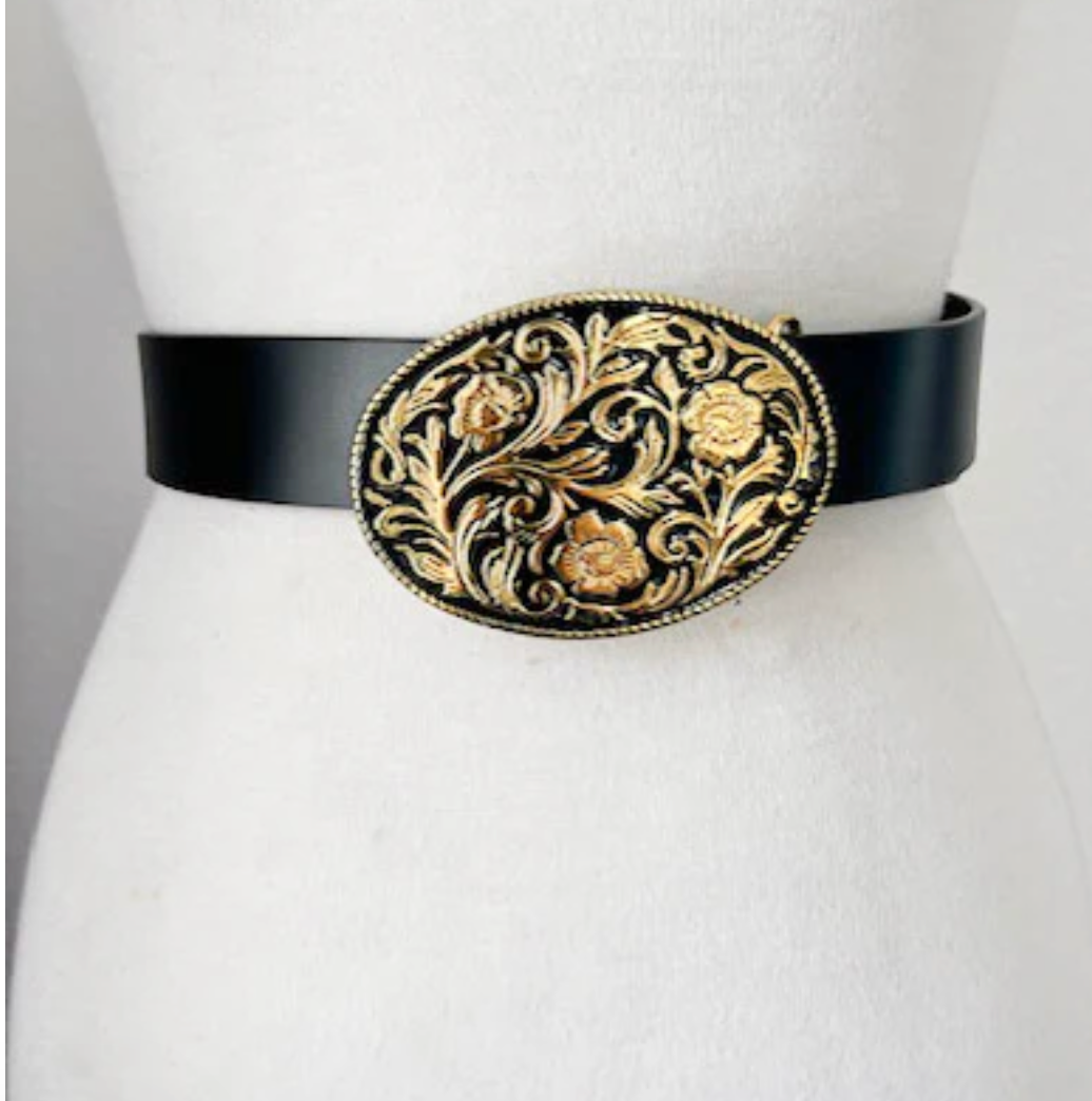 WESTERN BELT IN BLACK