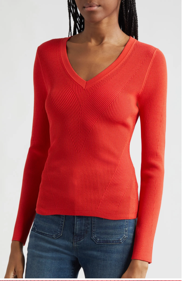 CALLIE SWEATER IN POPPY