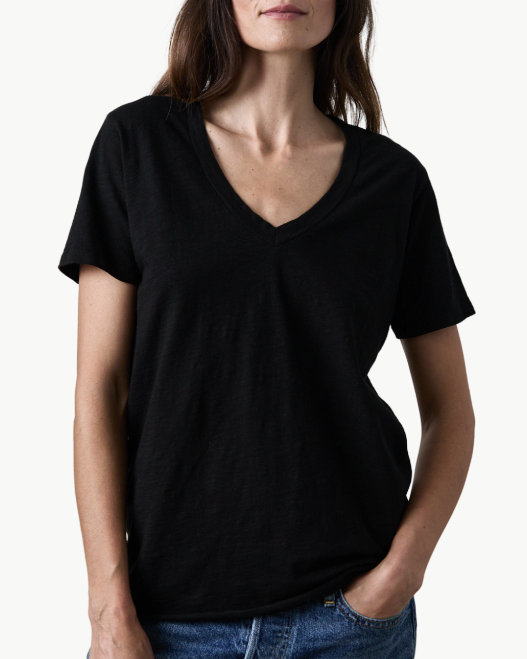 CORA TEE IN BLACK