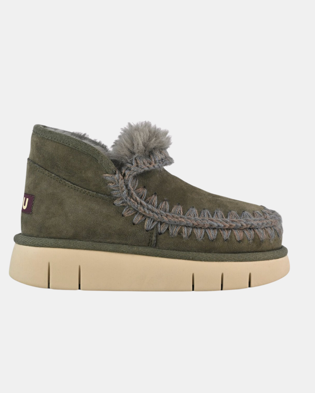 ESKIMO BOUNCE SNEAKER IN BLACK OLIVE