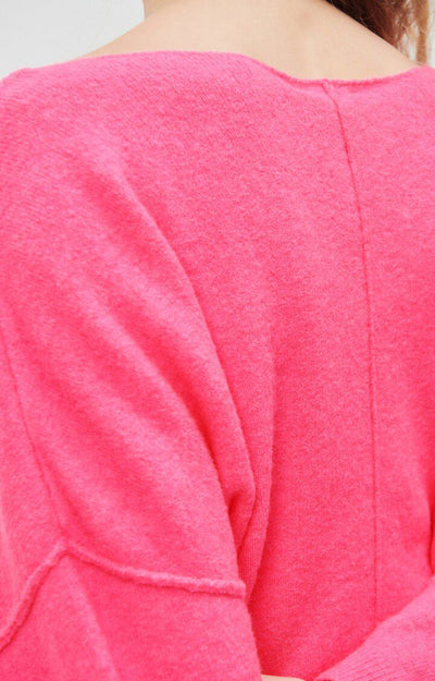 WOMEN'S JUMPER DAMSVILLE IN FLUO PINK