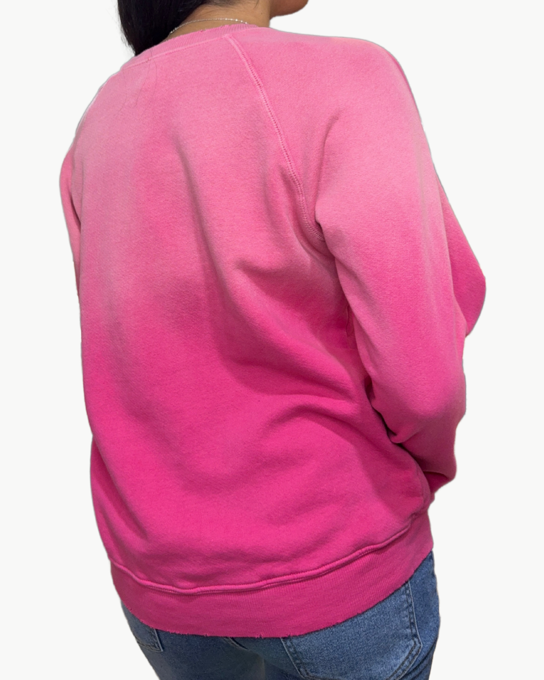 PALO ALTO CREW SWEATSHIRT IN PINK OMBRE