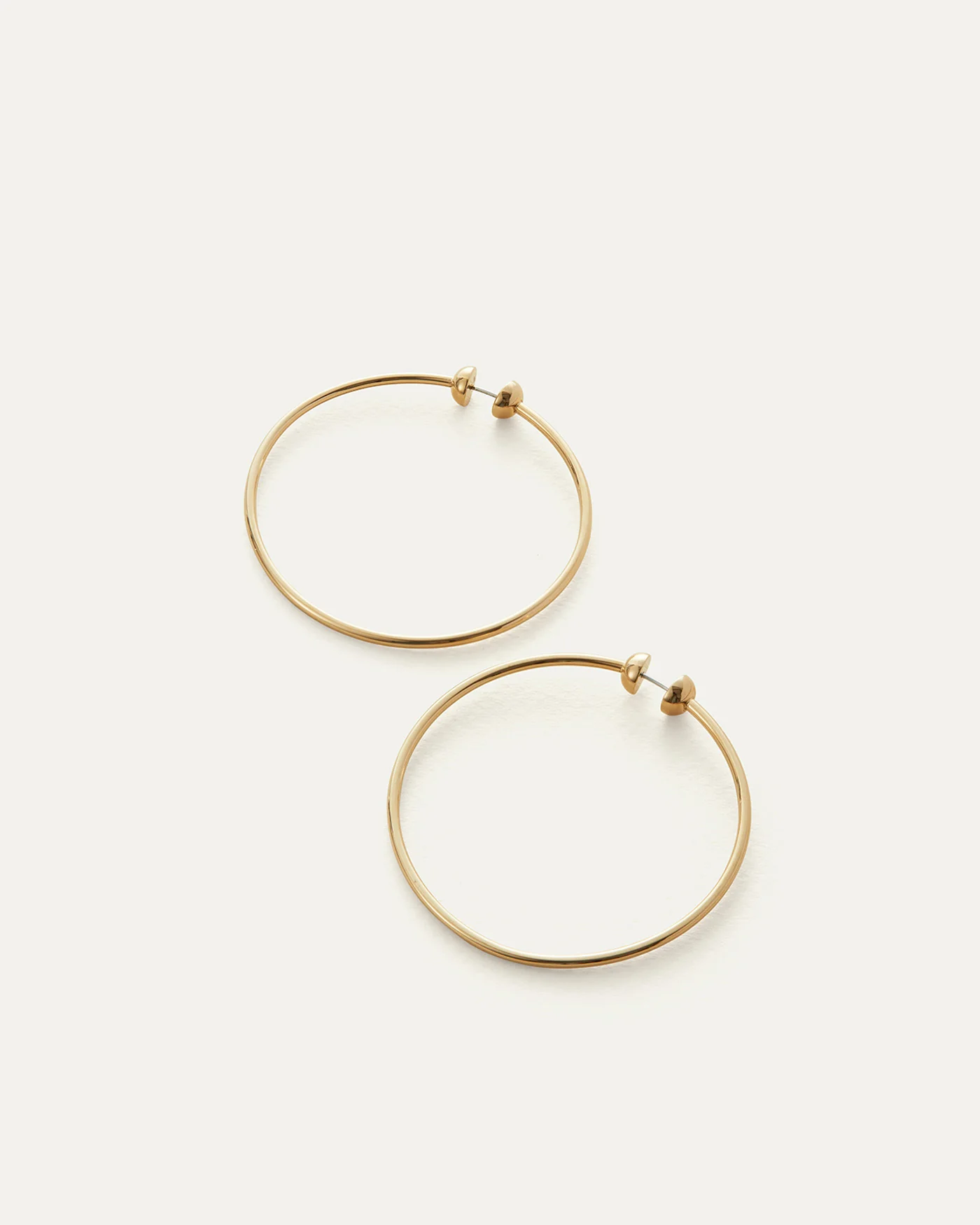 ICON HOOPS MEDIUM IN HIGH POLISH GOLD