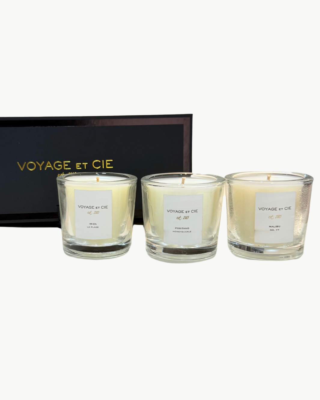 CANDLE VOTIVE SET IN SUMMER 3 SCENTS