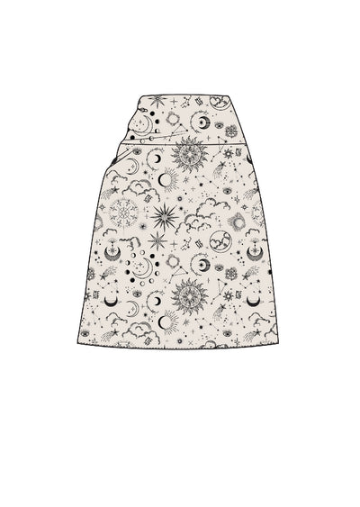 LIKY BEACH SKIRT IN ZODIAC