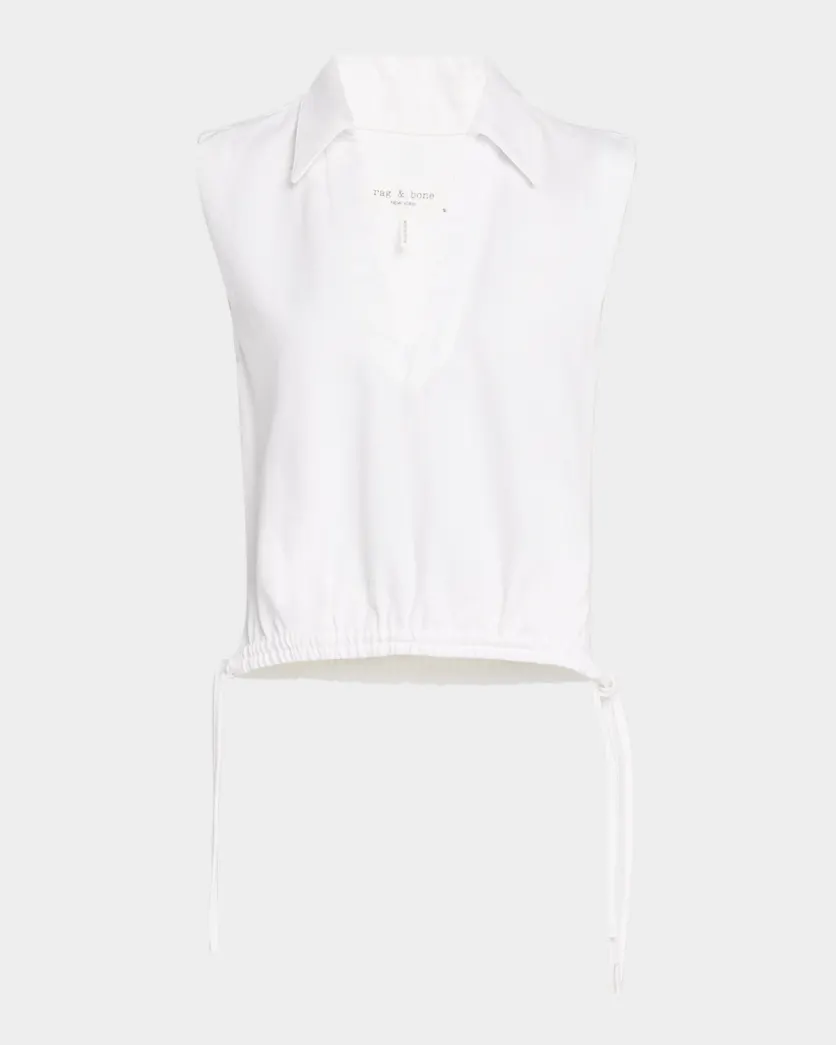 ULTRA FEATHERWEIGHT FIONA TOP IN OPTIC WHITE