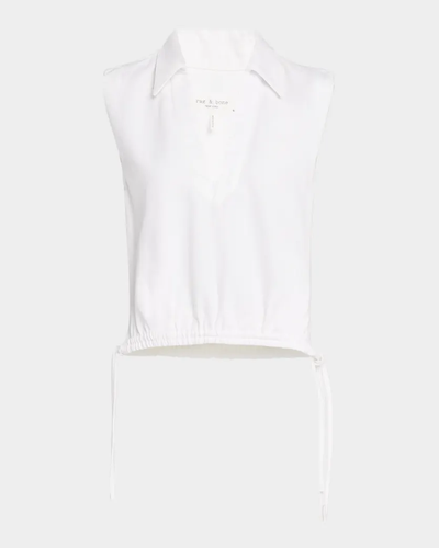 ULTRA FEATHERWEIGHT FIONA TOP IN OPTIC WHITE