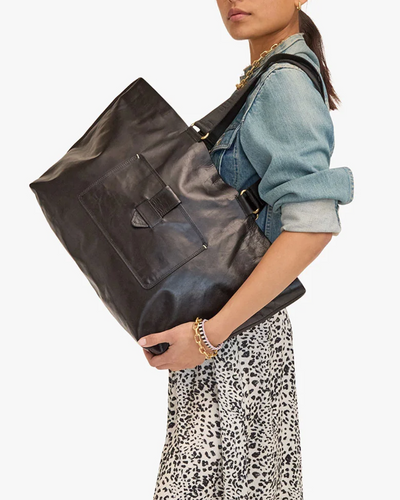 GRANDE BATEAU TOTE IN BLACK NEW LOOK