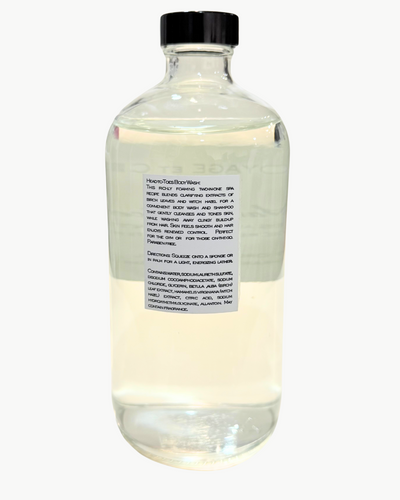 BODY WASH IN SANTAL CLEAR GLASS