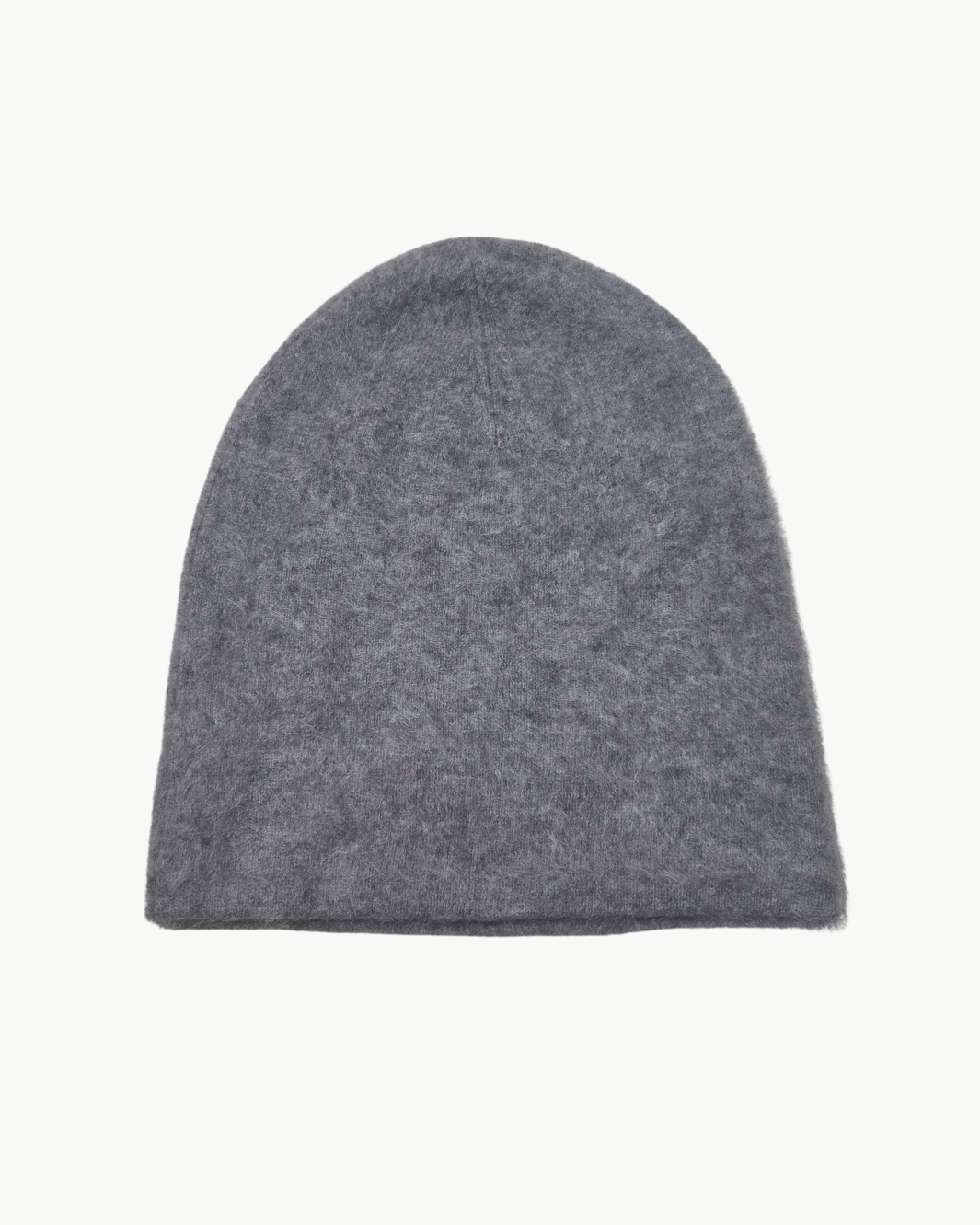 BRUSHED CUFFED BEANIE IN FEATHER