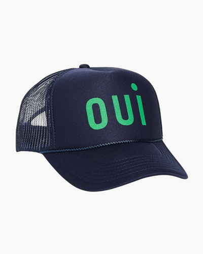 OUI TRUCKER HAT IN NAVY