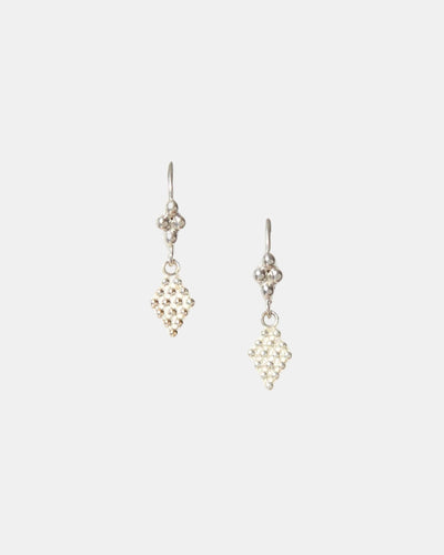 BIJOU DROP EARRINGS IN SILVER - Romi Boutique