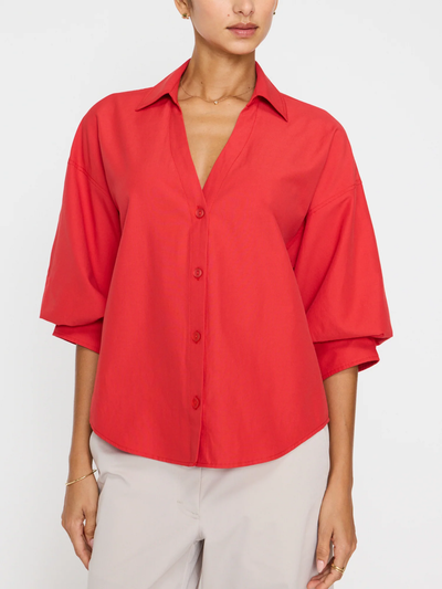 KATE SHIRT IN POPPY