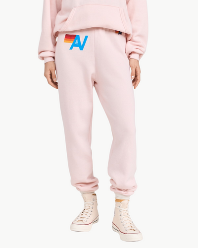 LOGO SWEATPANTS IN LIGHT PINK