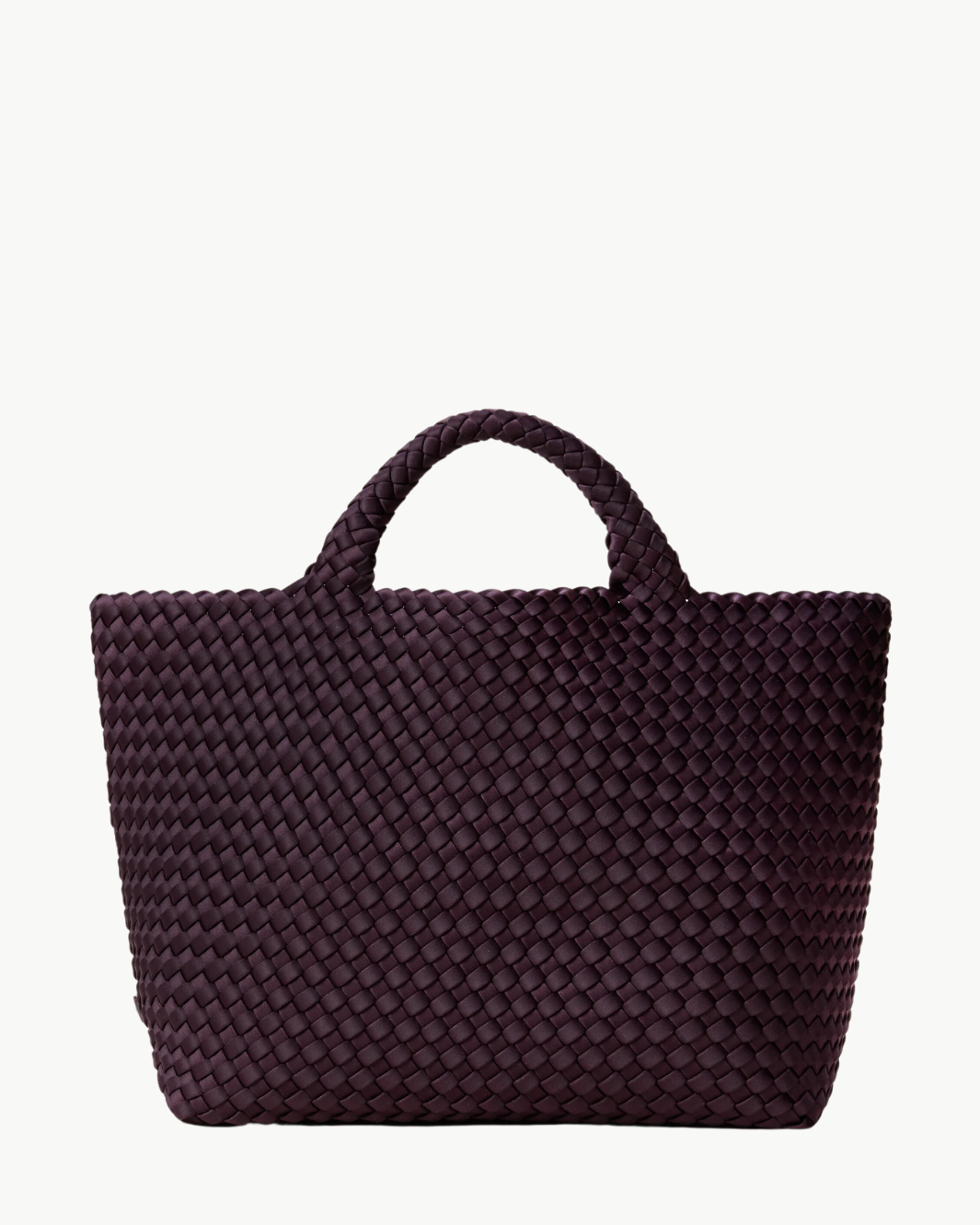 ST. BARTHS MEDIUM TOTE IN AUBERGINE