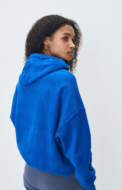 WOMEN'S HOODIE BOBYPARK IN BLUE DE PRUSSE