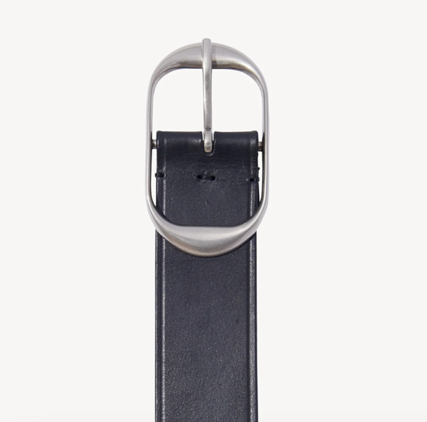 NILI BELT IN BLACK WITH ANTIQUE SILVER BUCKLE