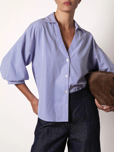 KATE SHIRT IN BLUE STRIPE